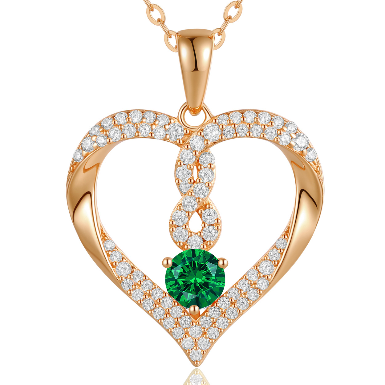 Infinity Heart Necklaces for Women, Gold Plated and 925 Sterling Silver Forever Love Pendant Necklaces, Birthday Anniversary Jewelry Gift for Her Wife Mom